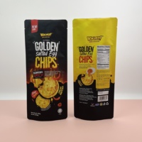 Bolsas de 100g y 200g para Chips de Huevo Salado, Sellado Térmico, Tipo Stand-Up, Snacks, Alimento para Mascotas, Tamaño Personalizado, Impresión Completa, Grado Alimenticio, Pequeños Pedidos