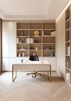 Ensemble de bureau modulaire en kit avec plateau clavier coulissant pour maison de location à l'étranger et espace d'étude autonome