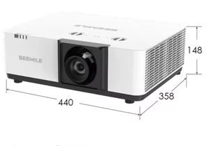 โปรเจคเตอร์ไร้สายขนาดเล็กสำหรับมืออาชีพ DLP Full HD สมาร์ทวิดีโอเธียเตอร์ เลเซอร์ 5500 Ansi ลูเมน สำหรับใช้งานกลางแจ้ง รุ่น EL600 ระบบ Android 11 - Product Image 2