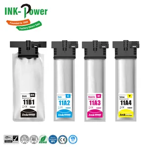 خرطوشة حقيبة حبر وانك باور T11A1 T11A T11B1 T11B متوافقة مع طابعات Epson WF-C5890 WF-C5390