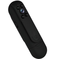 Mini caméra de poche pour cyclisme et vlogging, caméra portable pour vélo et moto, vision nocturne, détection de mouvement, JPEG Full HD, MicroSD, imagerie CMOS