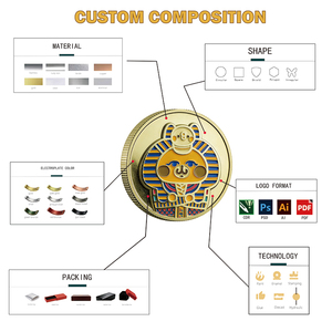 Moneda Metálica Plateada Antigua para Juegos, Moneda de Metal Personalizada de Dibujos Animados, Anime, TV, Películas, Guerreros y Soldados, Monedas de Recuerdo Metálicas - Product Image 5