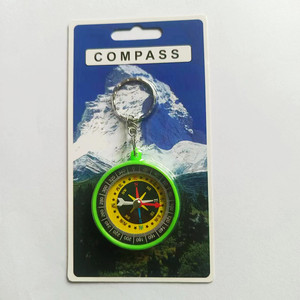 Compass Keychain 45mm Pointer Dial Hiking Outdoor Navigation Tool Multiple Colors Available - Product Image 3
