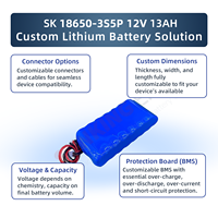 Batterie au lithium rechargeable en gros SUNKING SK 18650-3S5P 12V13Ah, 500 cycles, pour lit élévateur et équipement médical de surveillance