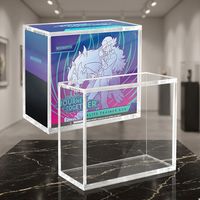 Boîtier de protection magnétique en acrylique pour Elite Trainer Box (ETB) avec couvercle magnétique, résistant à l'eau et durable, pour présentation