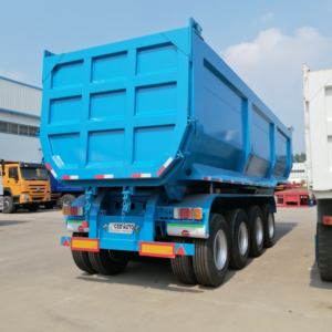 Remolque de Camión Volquete Hidráulico de 3 Ejes, Forma de U, 80 Toneladas, Servicio Pesado - Product Image 6