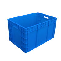 Euro Standard PP Boîte De Rangement Couvercle Attaché Caisse Fourre-Tout En Gros En Plastique Dur Mobile Caisse De Transport Empilable EU4633 Euro