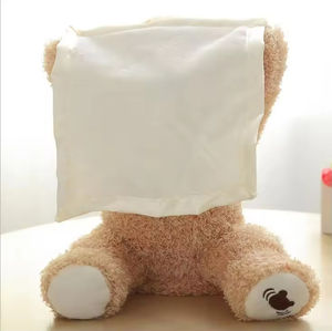 Недорогой 2025 кавайный медведь в шкуру, игрушка в прятки, чучело, говорящая электрическая музыкальная пикабу, медведи, 1688 агент по покупке - Product Image 5