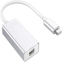USB 3,1 tipo C a Mini Display Port Adaptador 4K Apple Mac Chromebook convertidor Universal conector HDMI Aplicación de altavoz