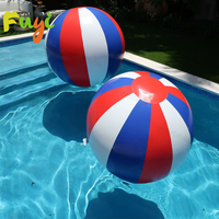 Ballons de plage gonflables géants colorés en PVC, ballons colorés pour fête au bord de la piscine, balles flottantes, jouets de plage d'été