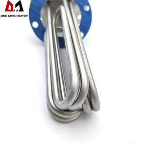 380V Vòng mặt bích điện hình ống yếu tố làm nóng 18kw nước ngâm hình ống nóng - Product Image 4