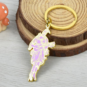 Llavero de Metal Personalizado con Baño de Oro, Corte a Troquel, Esmalte Suave y Duro - Product Image 4