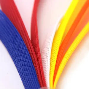 Pc Sleeved Cable Braided Sheath Pet Expandable Sleeving For Industrial Wire Harnessing Application