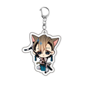 Hells Paradise <span class=keywords><strong>War</strong></span> Demon Doppelschichtiger Acryl UV-Bedruckter Cartoon Anime Schlüsselanhänger Lude Enji Taschenanhänger Versand per Dropshipping Möglich - Product Image 2