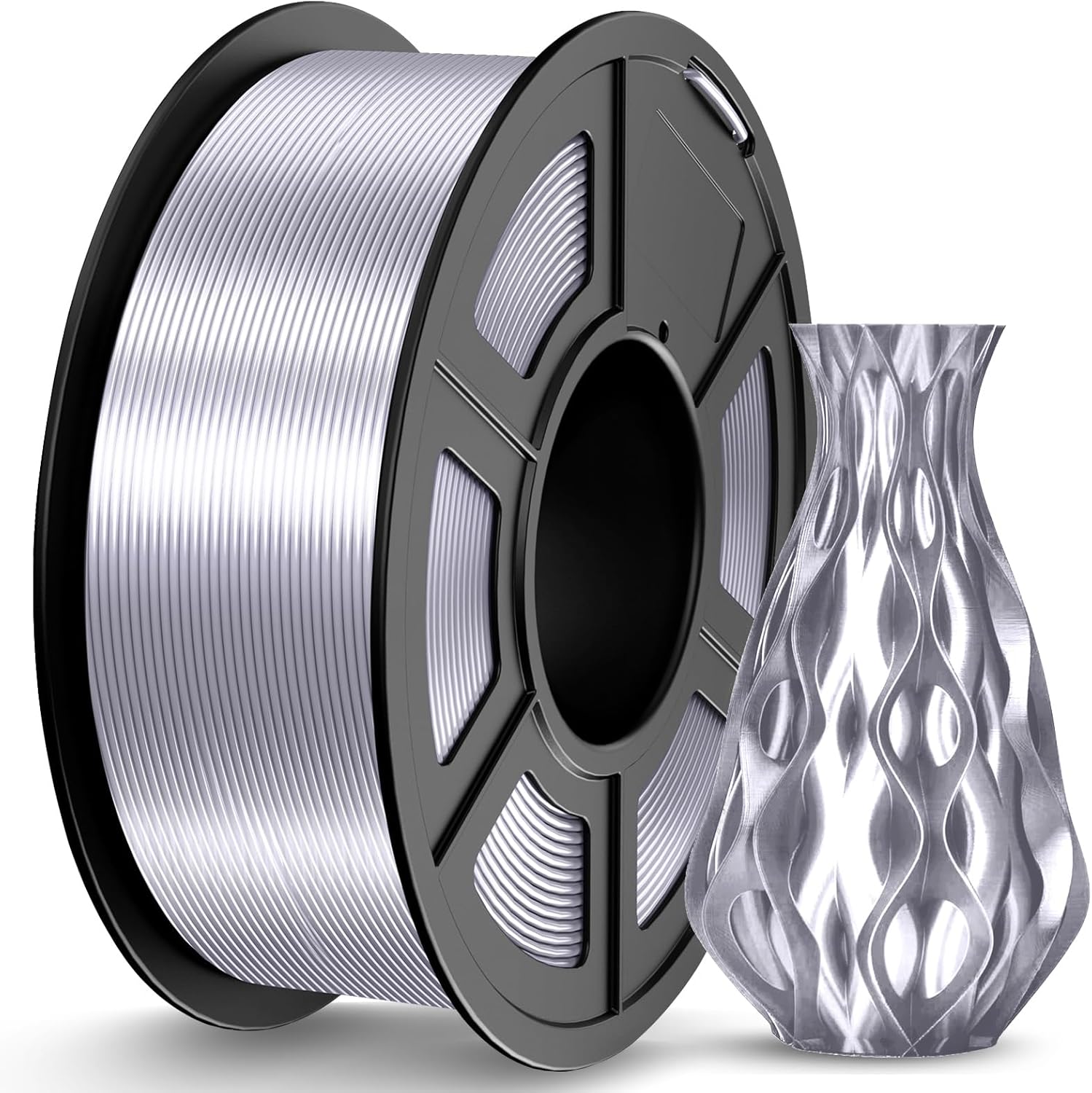 1,1 kg Argent Soie
