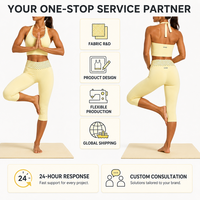 Ensemble de yoga 2 pièces grande taille pour femme, haut court dos nu à pois et short, sans couture, recyclable, pour la gym, l'entraînement et les loisirs