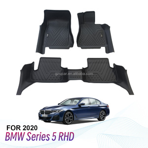Tappetini Auto Personalizzati di Alta Qualità in TPE per Tutte le Stagioni, Impermeabili e Resistenti all'Abrasione, Specifici per <span class=keywords><strong>BMW</strong></span> <span class=keywords><strong>Serie</strong></span> 5 2020 RHD - Product Image 1