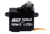 Unità Attuatore RC, Servo Digitale PTK 7307 MG-D HV CLS Coreless 3.0kg 4.8-8.4V con Ingranaggi in Metallo per Camion RC, Barche, Aeroplani e Modellismo