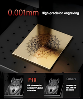 Grabador Láser de Fibra CNC Yeelaser F10 de 10W, Alta Precisión, Wi-Fi/USB, Programable con AI/DXF/PLT, Nuevo, para Metal, Piedra, Plástico y Cuero