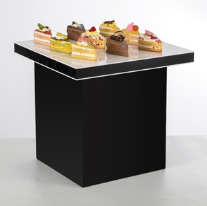 Witte Acryl Buffet Eten Presentatie Schalen <span class=keywords><strong>Dessert</strong></span> Break Cake Snack Rek Acryl Gebak Presentatie Box voor Buffet Tafel Bruiloft - Product Image 2
