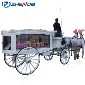 Carroza Fúnebre Blanca de Alta Calidad para Caballos, Carroza para Ataúdes, Proveedor de Artículos Funerarios, en Venta - Product Image 5
