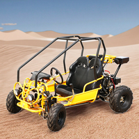 Kandi, kart à pédales tout-terrain à essence à deux places, 110 cm3, 4 temps, transmission par chaîne, pour enfants, buggy des dunes