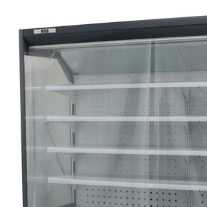 Réfrigérateur commercial pour supermarché, refroidi par air, en acier inoxydable, à dégivrage automatique, pour fruits, légumes, boissons, avec éclairage LED - Product Image 3