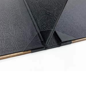 Menú de Restaurante Personalizado con Tapa Dura, 3 Páginas, 4 Vistas, Menú de Madera A5 A4, Portamenús de Madera Personalizado con 4 Esquinas Fijas - Product Image 3