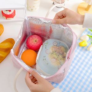 Sac à lunch isotherme en nylon grande capacité, portable, pour la vente en gros, conteneur alimentaire isolé B1, sac à main isotherme, Lettre CN;ZHE - Product Image 4