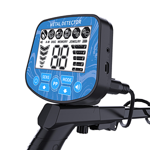 Détecteur de métaux avec bobine de recherche de 30 cm, en plastique noir, haute sensibilité, détection souterraine pour adultes - Product Image 4