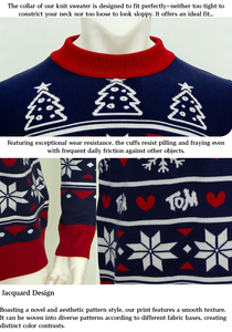 Christmas Sweater Women's Long Sleeve Reindeer Pattern Knitted <strong>Jumper</strong>, <strong>Plus</strong> <strong>Size</strong> <strong>Xmas</strong> Knitwear - Product Image 3