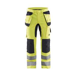 BLAKLADER - 158715123389C62 Pantalon inhérent au Multinorm avec stretch Hi-vis Jaune/Bleu marine VÊTEMENTS DE TRAVAIL RÉSISTANTS AUX FLAMMES - Product Image 1