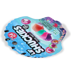 Thiết kế đẹp Tùy chỉnh hình dạng vỏ bao bì nhựa nhỏ hình dạng bất thường đứng lên túi cho đồ chơi - Product Image 2