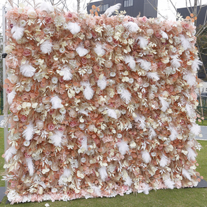 Personnalisé 5D 3D Boho Déco Suspendu En Plastique Pampas Fleur Mur De Mariage Décoration Fleur Mur Toile De Fond Fleur Mur - Product Image 2