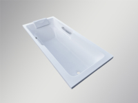 Baignoire encastrable en fibre de verre, simple et économique, en acrylique, avec taille personnalisée pour la vente en gros