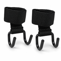 Sangles de levage réglables à double crochet avec support de poignet en néoprène, poignée antidérapante en nylon et acier pour tractions et entraînement en salle de sport