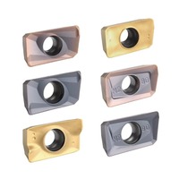 Lames industrielles APMT1135 APMT1604 APKT113502, plaquettes de fraisage en carbure avec revêtement TiN AlTiN pour fraiseuse CNC BAP300R BAP400R