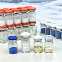 Poudre lyophilisée OEM Peptide Copper Tripeptide-1 Deep Infusion 100mg GHK-Cu Soin de la peau Peptides de cuivre bleu