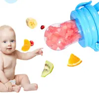 Chupeta bebê infantil de 3-9 meses, comida fruta mastigar mamilo silicone alimentador de frutas bebê