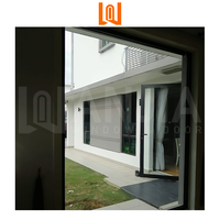 Rotura térmica Tamaño personalizado Aluminio Ventana fija Residentioal Insonorizadas Ventanas grandes de vidrio fijo