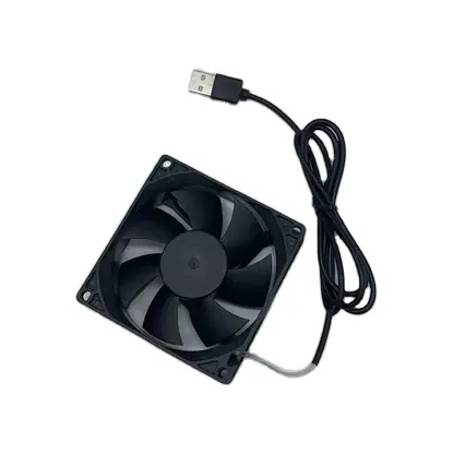 Ventilateur de refroidissement USB 5V Mini ventilateur de refroidissement de boîtier de routeur de châssis de vent silencieux 12cm