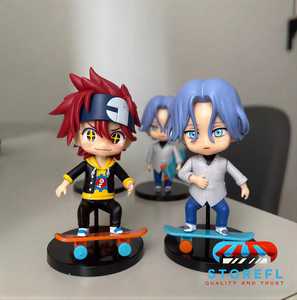 OEM ODM Ensemble de 6 figurines <span class=keywords><strong>anime</strong></span> <span class=keywords><strong>SK8</strong></span> <span class=keywords><strong>the</strong></span> <span class=keywords><strong>Infinity</strong></span> de 10 cm, figurines de collection Reki et Langa, toutes les figurines sont incluses dans le lot - Product Image 1