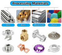 OEM Özel 3/4/5 Eksenli CNC İşleme Alüminyum Alaşım Paslanmaz Çelik Pirinç Parça İşleme Metal Parça İşleme Eloksal Lazer