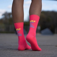 Chaussettes de course pour hommes personnalisées de haute qualité, faible MOQ, chaussettes de compression professionnelles pour la course sur sentier, anti-ampoules, pour la course et le cyclisme