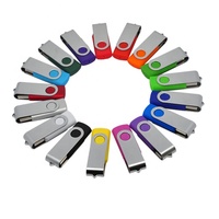 Colorful plastica girevole USB Flash Drive/elettronica chiave usb drive/novità forma usb flash drive LFN-011