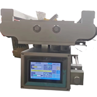 Machine de guidage de bande de 350 mm avec table de réception de matériaux
