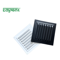 Grille d'admission d'air extérieure en alliage d'aluminium avec moustiquaire anti-oiseaux, grille de ventilation murale extérieure résistante aux intempéries, couvercle de ventilateur d'extraction HVAC