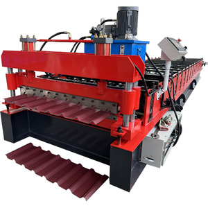 Nhà Máy Giá Kim Loại Thép Cấu Trúc Hồ Sơ Nhôm Tấm Lợp Tấm Bảng Điều Chỉnh Bước Gạch Cuộn Hình Thành Máy - Product Image 2