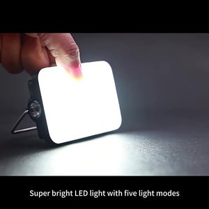 Lampe de camping LED rechargeable par USB, fixation murale magnétique, éclairage extérieur étanche - Product Image 2