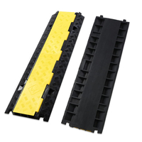 Protector de Cables para Exteriores, Reductor de Velocidad, Protector de Cables de PVC de 3 Canales, Protector de Cables de Goma
